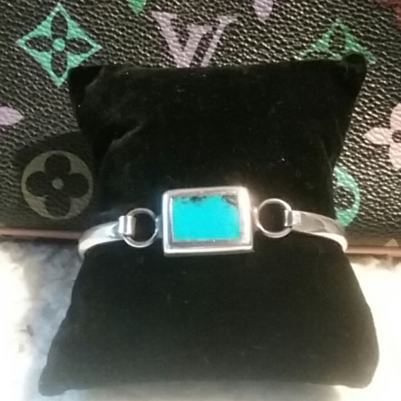 MEXICO Jewelry - Sterling Silver .925 Turquoise Bracelet
